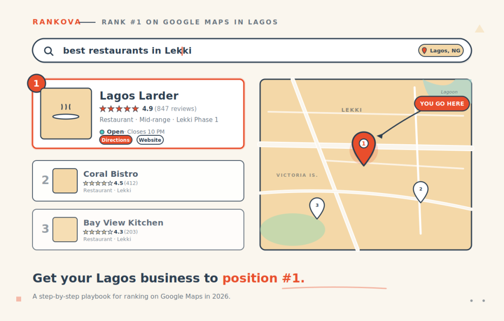 Rank Your Business on Google Maps in Lagos