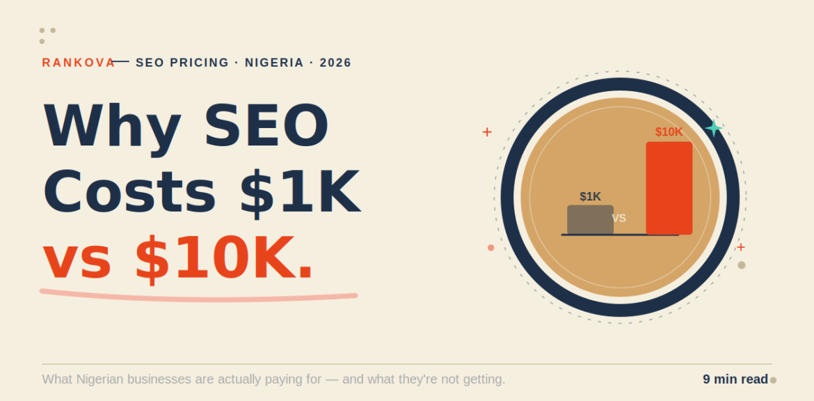 SEO agency pricing Nigeria