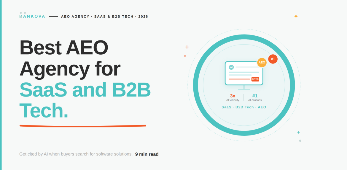 Best AEO agency for SaaS and B2B tech