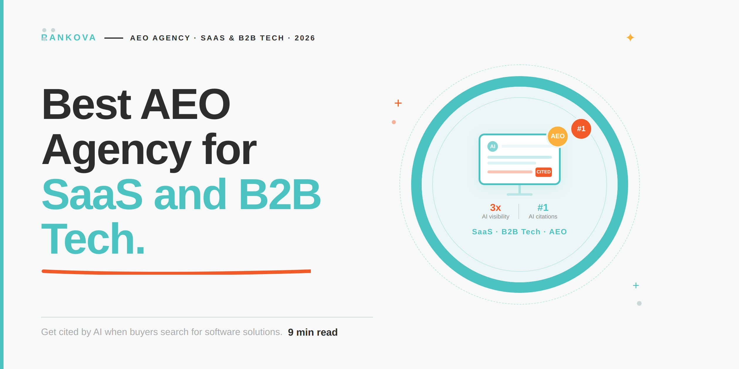 Best AEO agency for SaaS and B2B tech